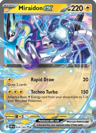 Miraidon ex 079 (H) - Obsidian Flames - DR