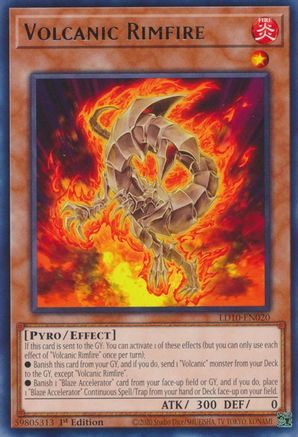 Volcanic Rimfire (LD10-EN020) - Legendary Duelists: Soulburning Volcano 1st Edition Legendary Duelists: Soulburning Volcano Yugioh Single  Squirtle Squad Card Shop.