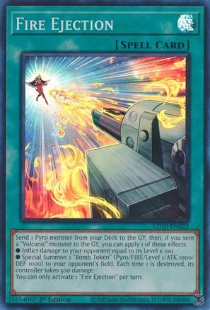 Fire Ejection (LD10-EN022) - Legendary Duelists: Soulburning Volcano 1st Edition Legendary Duelists: Soulburning Volcano Yugioh Single  Squirtle Squad Card Shop.