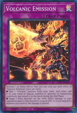 Volcanic Emission (LD10-EN023) - Legendary Duelists: Soulburning Volcano 1st Edition Legendary Duelists: Soulburning Volcano Yugioh Single  Squirtle Squad Card Shop.