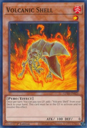 Volcanic Shell (LD10-EN025) - Legendary Duelists: Soulburning Volcano 1st Edition Legendary Duelists: Soulburning Volcano Yugioh Single  Squirtle Squad Card Shop.