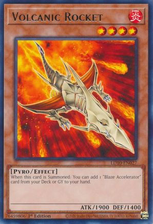 Volcanic Rocket (LD10-EN027) - Legendary Duelists: Soulburning Volcano 1st Edition Legendary Duelists: Soulburning Volcano Yugioh Single  Squirtle Squad Card Shop.