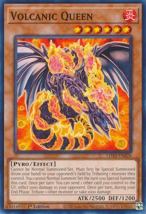 Volcanic Queen (LD10-EN028) - Legendary Duelists: Soulburning Volcano 1st Edition Legendary Duelists: Soulburning Volcano Yugioh Single  Squirtle Squad Card Shop.