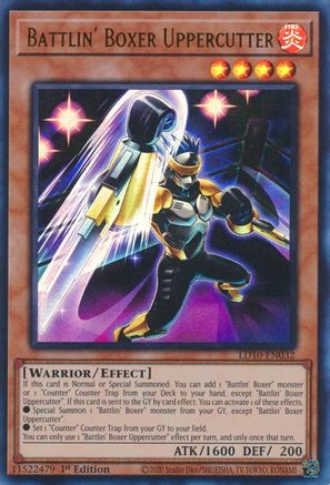 Battlin' Boxer Uppercutter (LD10-EN032) - Legendary Duelists: Soulburning Volcano 1st Edition Legendary Duelists: Soulburning Volcano Yugioh Single  Squirtle Squad Card Shop.