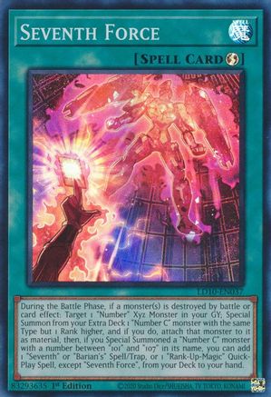Seventh Force (LD10-EN037) - Legendary Duelists: Soulburning Volcano 1st Edition Legendary Duelists: Soulburning Volcano Yugioh Single  Squirtle Squad Card Shop.