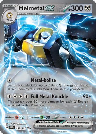 Melmetal ex 153 (H) - Obsidian Flames - DR