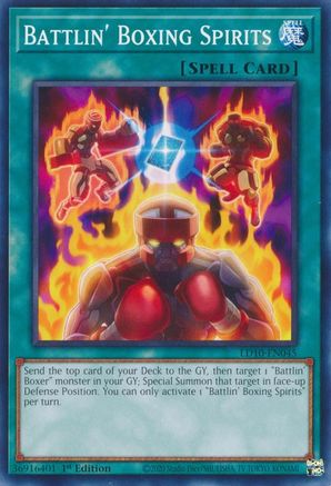 Battlin' Boxing Spirits (LD10-EN045) - Legendary Duelists: Soulburning Volcano 1st Edition Legendary Duelists: Soulburning Volcano Yugioh Single  Squirtle Squad Card Shop.