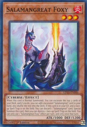 Salamangreat Foxy (LD10-EN046) - Legendary Duelists: Soulburning Volcano 1st Edition Legendary Duelists: Soulburning Volcano Yugioh Single  Squirtle Squad Card Shop.