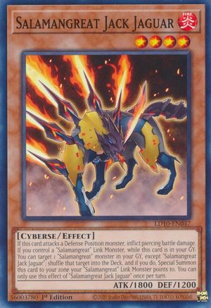 Salamangreat Jack Jaguar (LD10-EN047) - Legendary Duelists: Soulburning Volcano 1st Edition Legendary Duelists: Soulburning Volcano Yugioh Single  Squirtle Squad Card Shop.