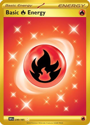 Basic Fire Energy 230 (H) - Obsidian Flames - HR