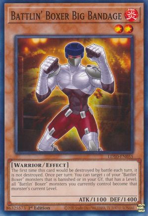 Battlin' Boxer Big Bandage (LD10-EN055) - Legendary Duelists: Soulburning Volcano 1st Edition Legendary Duelists: Soulburning Volcano Yugioh Single  Squirtle Squad Card Shop.