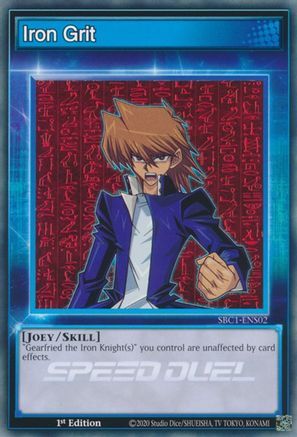 Iron Grit (SBC1-ENS02) - Speed Duel: Streets of Battle City 1st Edition Speed Duel: Streets of Battle City Yugioh Single  Squirtle Squad Card Shop.