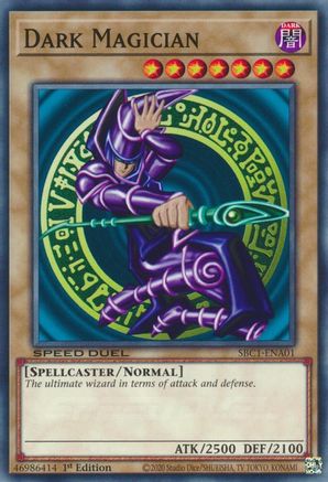 Dark Magician (A) (SBC1-ENA01) - Speed Duel: Streets of Battle City 1st Edition Speed Duel: Streets of Battle City Yugioh Single  Squirtle Squad Card Shop.