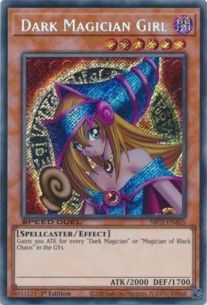 Dark Magician Girl (Secret Rare) (SBC1-ENA05) - Speed Duel: Streets of Battle City 1st Edition Speed Duel: Streets of Battle City Yugioh Single  Squirtle Squad Card Shop.