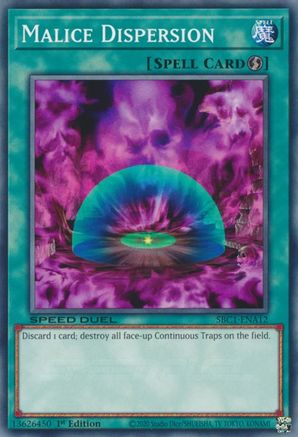 Malice Dispersion (SBC1-ENA12) - Speed Duel: Streets of Battle City 1st Edition Speed Duel: Streets of Battle City Yugioh Single  Squirtle Squad Card Shop.