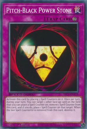 Pitch-Black Power Stone (SBC1-ENA18) - Speed Duel: Streets of Battle City 1st Edition Speed Duel: Streets of Battle City Yugioh Single  Squirtle Squad Card Shop.