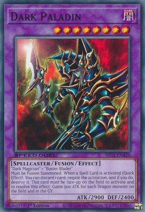 Dark Paladin (SBC1-ENA20) - Speed Duel: Streets of Battle City 1st Edition Speed Duel: Streets of Battle City Yugioh Single  Squirtle Squad Card Shop.