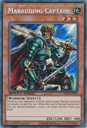 Marauding Captain (Secret Rare) (SBC1-ENB02) - Speed Duel: Streets of Battle City 1st Edition Speed Duel: Streets of Battle City Yugioh Single  Squirtle Squad Card Shop.