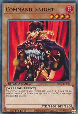Command Knight (SBC1-ENB06) - Speed Duel: Streets of Battle City 1st Edition Speed Duel: Streets of Battle City Yugioh Single  Squirtle Squad Card Shop.
