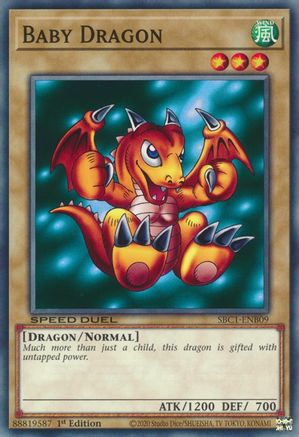 Baby Dragon (SBC1-ENB09) - Speed Duel: Streets of Battle City 1st Edition Speed Duel: Streets of Battle City Yugioh Single  Squirtle Squad Card Shop.