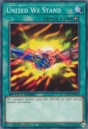 United We Stand (SBC1-ENB16) - Speed Duel: Streets of Battle City 1st Edition Speed Duel: Streets of Battle City Yugioh Single  Squirtle Squad Card Shop.