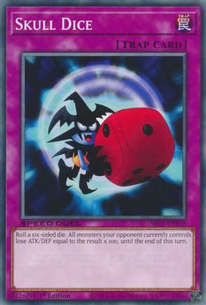 Skull Dice (SBC1-ENB18) - Speed Duel: Streets of Battle City 1st Edition Speed Duel: Streets of Battle City Yugioh Single  Squirtle Squad Card Shop.