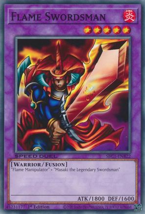 Flame Swordsman (SBC1-ENB22) - Speed Duel: Streets of Battle City 1st Edition Speed Duel: Streets of Battle City Yugioh Single  Squirtle Squad Card Shop.