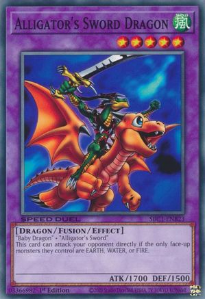 Alligator's Sword Dragon (SBC1-ENB23) - Speed Duel: Streets of Battle City 1st Edition Speed Duel: Streets of Battle City Yugioh Single  Squirtle Squad Card Shop.