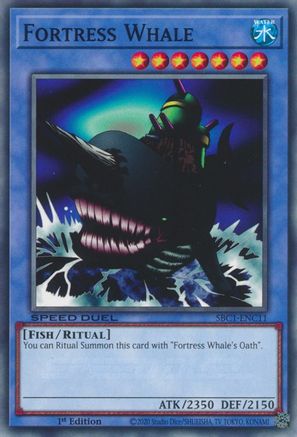 Fortress Whale (SBC1-ENC11) - Speed Duel: Streets of Battle City 1st Edition Speed Duel: Streets of Battle City Yugioh Single  Squirtle Squad Card Shop.