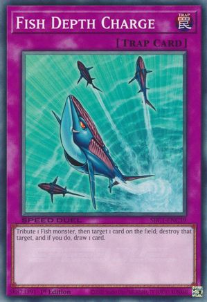 Fish Depth Charge (SBC1-ENC19) - Speed Duel: Streets of Battle City 1st Edition Speed Duel: Streets of Battle City Yugioh Single  Squirtle Squad Card Shop.