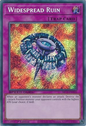 Widespread Ruin (Secret Rare) (SBC1-END20) - Speed Duel: Streets of Battle City 1st Edition Speed Duel: Streets of Battle City Yugioh Single  Squirtle Squad Card Shop.