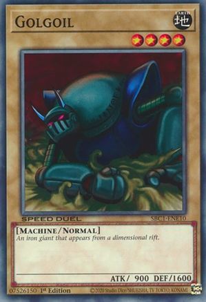 Golgoil (SBC1-ENE10) - Speed Duel: Streets of Battle City 1st Edition Speed Duel: Streets of Battle City Yugioh Single  Squirtle Squad Card Shop.