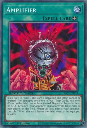 Amplifier (SBC1-ENE14) - Speed Duel: Streets of Battle City 1st Edition Speed Duel: Streets of Battle City Yugioh Single  Squirtle Squad Card Shop.