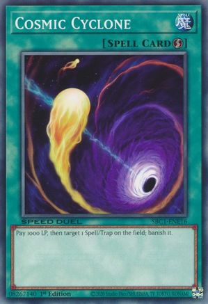 Cosmic Cyclone (SBC1-ENE16) - Speed Duel: Streets of Battle City 1st Edition Speed Duel: Streets of Battle City Yugioh Single  Squirtle Squad Card Shop.