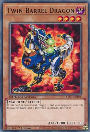 Twin-Barrel Dragon (SBC1-ENF06) - Speed Duel: Streets of Battle City 1st Edition Speed Duel: Streets of Battle City Yugioh Single  Squirtle Squad Card Shop.