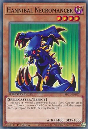 Hannibal Necromancer (SBC1-ENF07) - Speed Duel: Streets of Battle City 1st Edition Speed Duel: Streets of Battle City Yugioh Single  Squirtle Squad Card Shop.