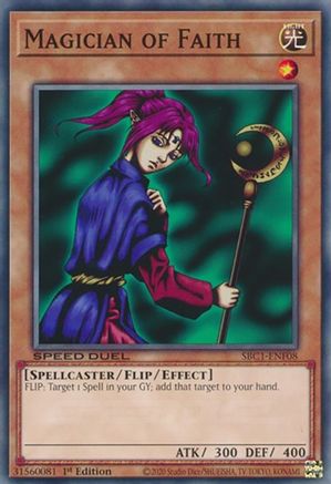 Magician of Faith (F) (SBC1-ENF08) - Speed Duel: Streets of Battle City 1st Edition Speed Duel: Streets of Battle City Yugioh Single  Squirtle Squad Card Shop.