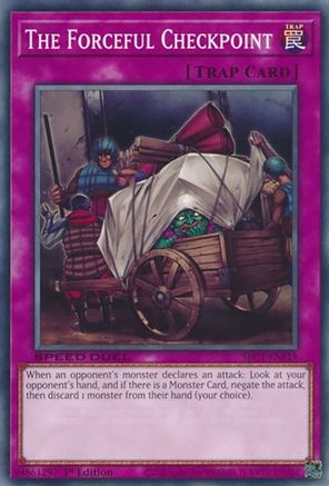 The Forceful Checkpoint (SBC1-ENF19) - Speed Duel: Streets of Battle City 1st Edition Speed Duel: Streets of Battle City Yugioh Single  Squirtle Squad Card Shop.