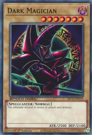 Dark Magician (G) (SBC1-ENG10) - Speed Duel: Streets of Battle City 1st Edition Speed Duel: Streets of Battle City Yugioh Single  Squirtle Squad Card Shop.