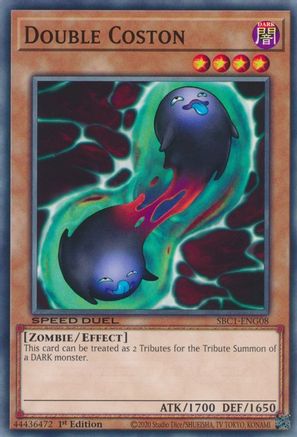 Double Coston (SBC1-ENG08) - Speed Duel: Streets of Battle City 1st Edition Speed Duel: Streets of Battle City Yugioh Single  Squirtle Squad Card Shop.
