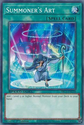 Summoner's Art (SBC1-ENG16) - Speed Duel: Streets of Battle City 1st Edition Speed Duel: Streets of Battle City Yugioh Single  Squirtle Squad Card Shop.