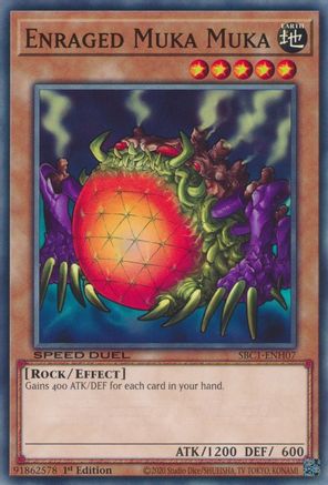 Enraged Muka Muka (SBC1-ENH07) - Speed Duel: Streets of Battle City 1st Edition Speed Duel: Streets of Battle City Yugioh Single  Squirtle Squad Card Shop.