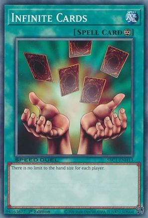 Infinite Cards (SBC1-ENH13) - Speed Duel: Streets of Battle City 1st Edition Speed Duel: Streets of Battle City Yugioh Single  Squirtle Squad Card Shop.