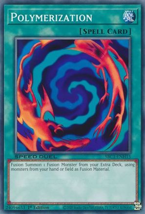 Polymerization (H) (SBC1-ENH15) - Speed Duel: Streets of Battle City 1st Edition Speed Duel: Streets of Battle City Yugioh Single  Squirtle Squad Card Shop.