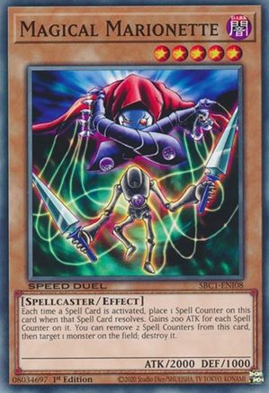 Magical Marionette (SBC1-ENI08) - Speed Duel: Streets of Battle City 1st Edition Speed Duel: Streets of Battle City Yugioh Single  Squirtle Squad Card Shop.