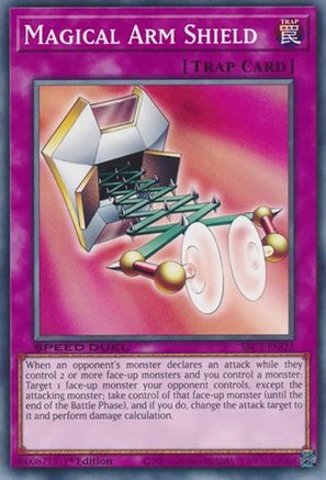 Magical Arm Shield (SBC1-ENI22) - Speed Duel: Streets of Battle City 1st Edition Speed Duel: Streets of Battle City Yugioh Single  Squirtle Squad Card Shop.