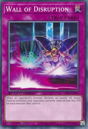 Wall of Disruption (SBC1-ENI33) - Speed Duel: Streets of Battle City 1st Edition Speed Duel: Streets of Battle City Yugioh Single  Squirtle Squad Card Shop.