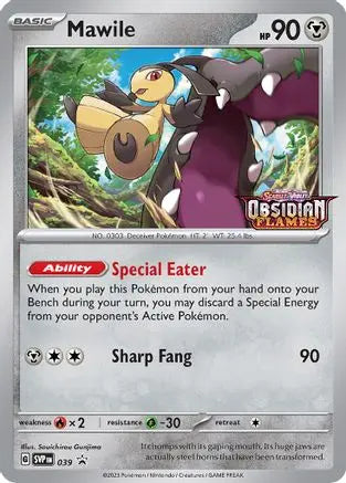 Mawile (Prerelease) 039  - Holofoil SV Scarlet & Violet Promo Cards - Promo