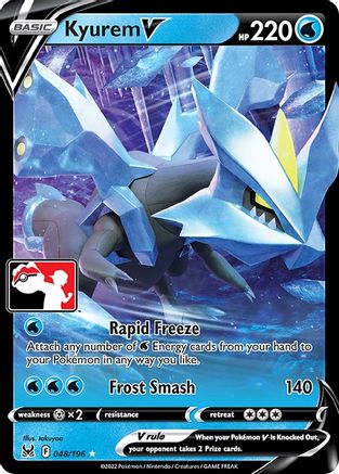 Kyurem V/196  - Holofoil Prize Pack Series Cards - Ultra Rare Prize Pack Series Cards Pokemon Single  Squirtle Squad Card Shop.