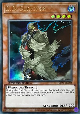 D.D. Survivor (STP6-EN002) - Speed Duel: Tournament Pack 6 Unlimited Speed Duel: Tournament Pack 6 Yugioh Single  Squirtle Squad Card Shop.